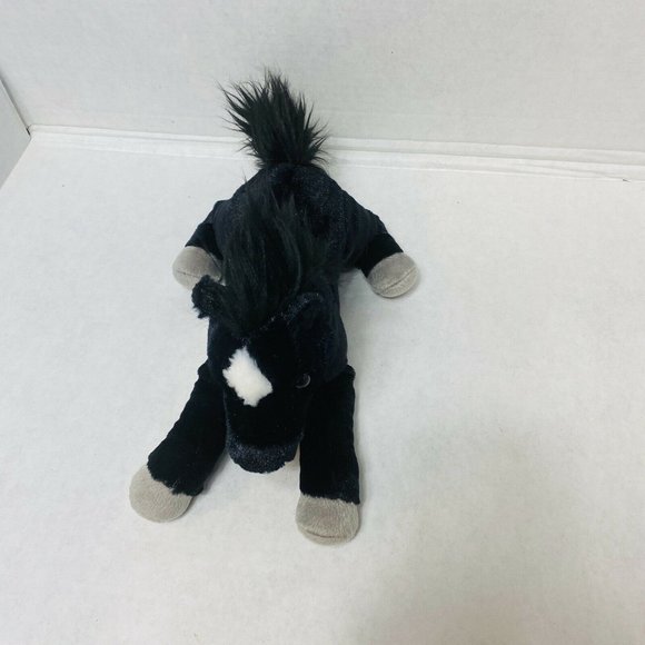 Aurora Other - AURORA FLOPSIE Black White Horse Pony Plush Stuff